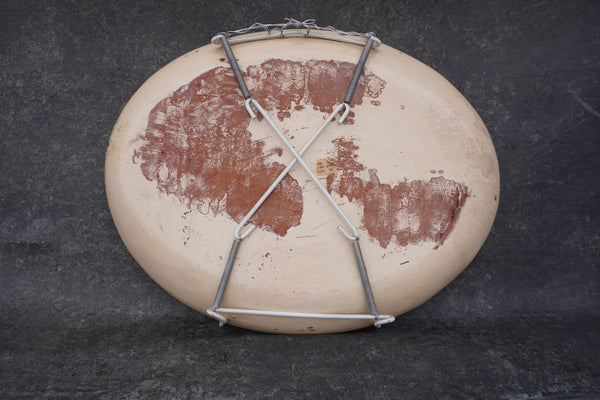 Vintage Mexican Plate from Tzintzuntzan, Village Scene M1982