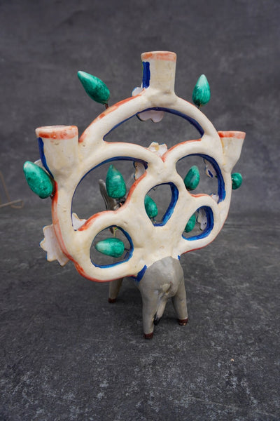 Mexican Árbol de la Vida Sculpture with Donkey M2022
