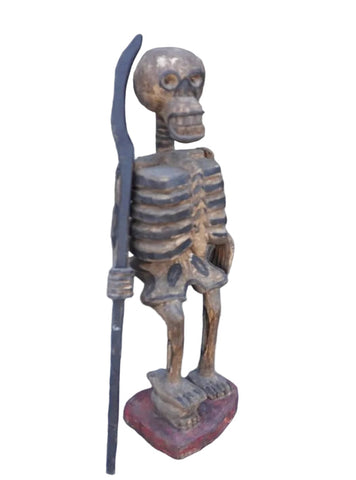 Small Guatemalan Carved Wood El Rey San Pascual Figure M2024