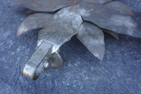 Mexican Tin Flower Candle Sconces, William Spratling Style M2026