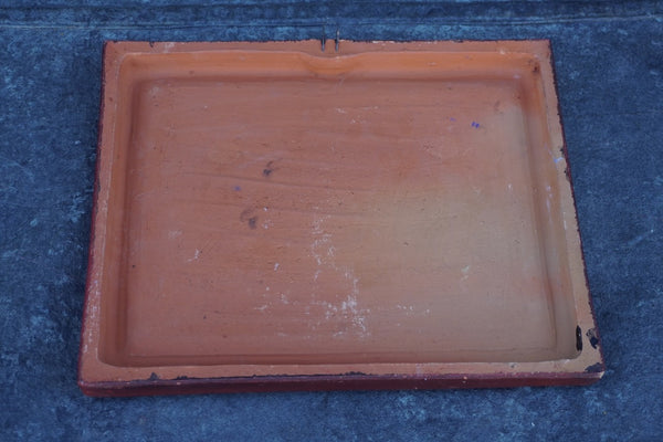 Mexican Redware Plaque, Taxco 1940s M2037