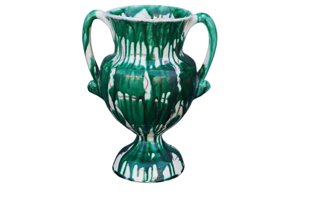 Rare Form Oaxacan Dripware Two Handle Urn M2038