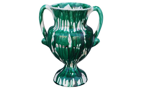 Rare Form Oaxacan Dripware Two Handle Urn M2038
