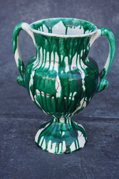 Rare Form Oaxacan Dripware Two Handle Urn M2038