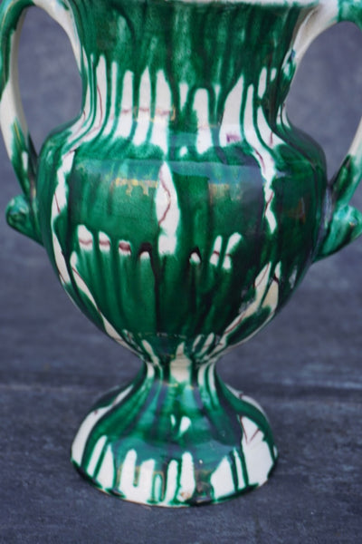 Rare Form Oaxacan Dripware Two Handle Urn M2038