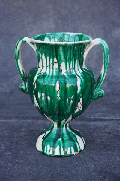 Rare Form Oaxacan Dripware Two Handle Urn M2038