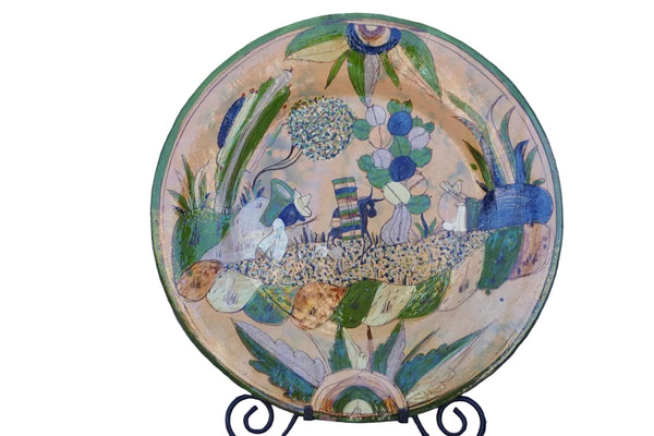 Mexican Tlaquepaque Hand-Painted Wall Charger M2041