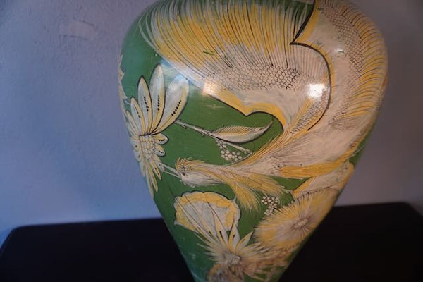Monumental Old Mexican Burnished Ceramic Oil Jar  M2955