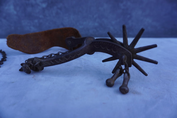 Mexican Hand-forged Spurs M2996