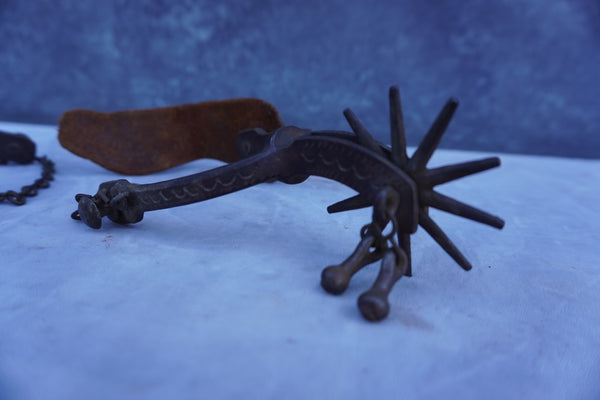 Mexican Hand-forged Spurs M2996