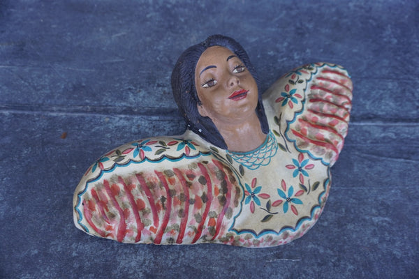 Mexican Clay Ceramic Angel M3035