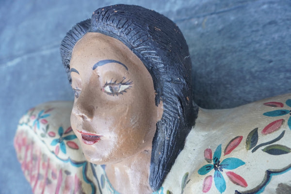 Mexican Clay Ceramic Angel M3035