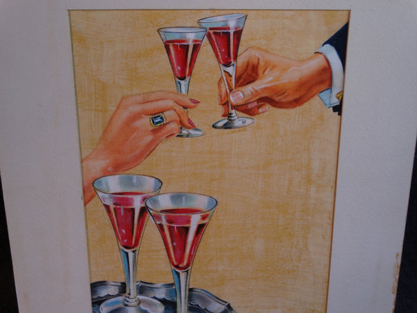 Will Graven - Original Illustration Art - Cocktails 1933 P3131