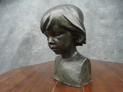Betty Butts -Bronze Bust of a Little Girl  P3133