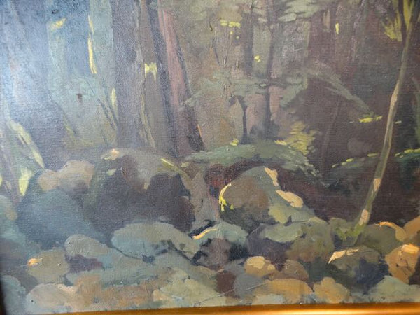 California Redwoods - Oil on Canvas P3161