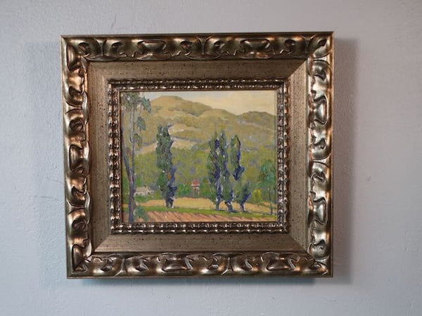 Stand of Poplars- Oil on Board by Marie Boening Kendall (1885-1953) P3167