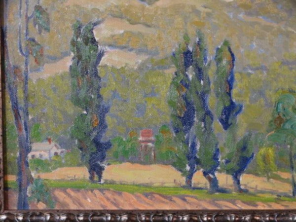 Stand of Poplars- Oil on Board by Marie Boening Kendall (1885-1953) P3167