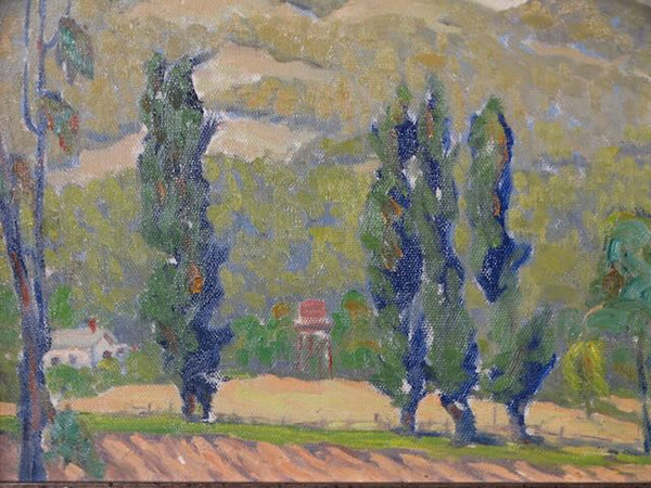 Stand of Poplars- Oil on Board by Marie Boening Kendall (1885-1953) P3167