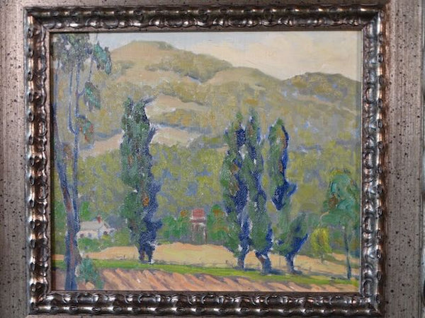 Stand of Poplars- Oil on Board by Marie Boening Kendall (1885-1953) P3167