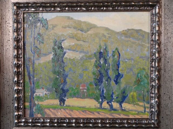 Stand of Poplars- Oil on Board by Marie Boening Kendall (1885-1953) P3167