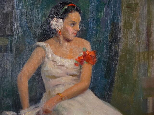 Jacob Jander portrait of a young woman Ca. 1930's P 3172