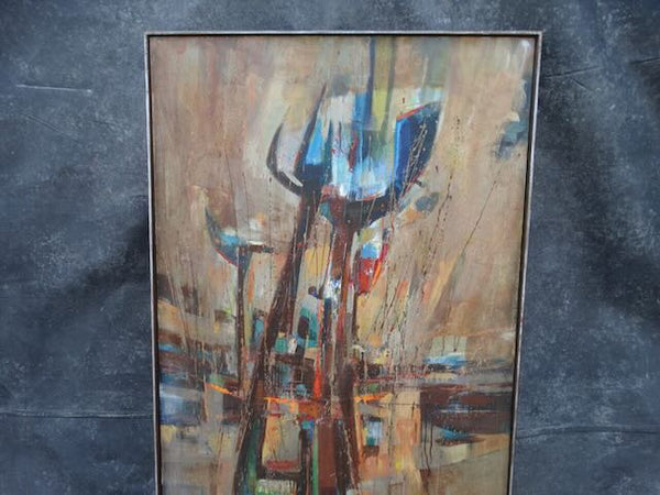 David X Young - Abstract Expressionist Oil on Canvas P3200