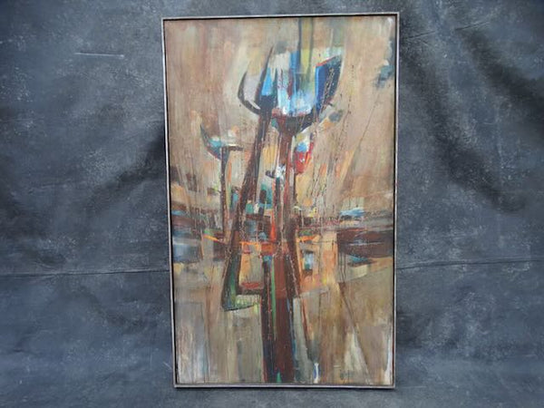 David X Young - Abstract Expressionist Oil on Canvas P3200