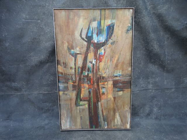 David X Young - Abstract Expressionist Oil on Canvas P3200