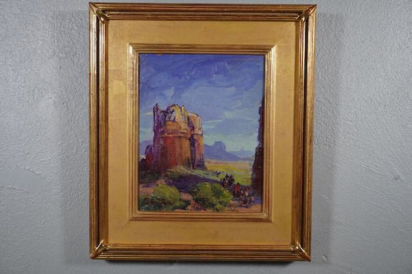 Edmund Sayer (1878-1962) - Monument Valley 1938 Oil on Board P3211