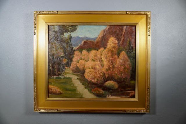 Scott Snowden - California Landscape 1930s Oil on Canvas P3216