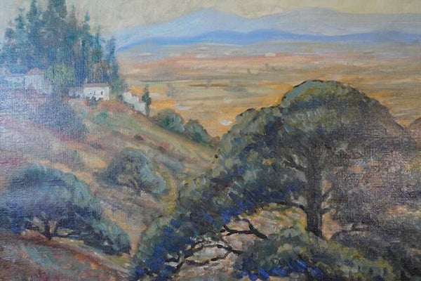 Henry Lovins - Misty Weather, San Fernando Valley - Oil on Canvas P3231