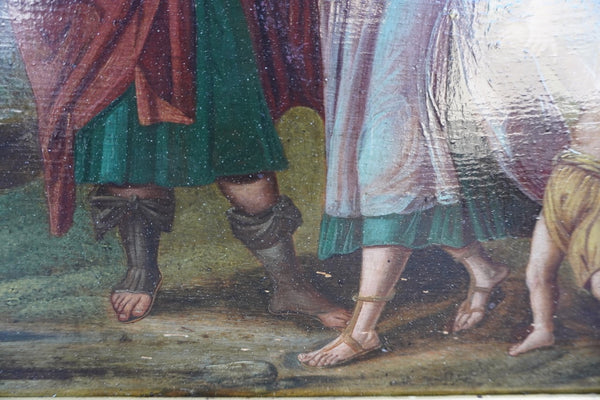The Expulsion of Hagar and Ishmael - Allegorical Painting 17th Century Dutch Mannerist School  c 1680s P3262