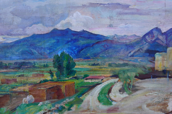Ejnar Hansen - California Landscape c 1935 Oil on Board P3265