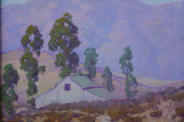California Barn Scene - Oil on Canvas  P3288