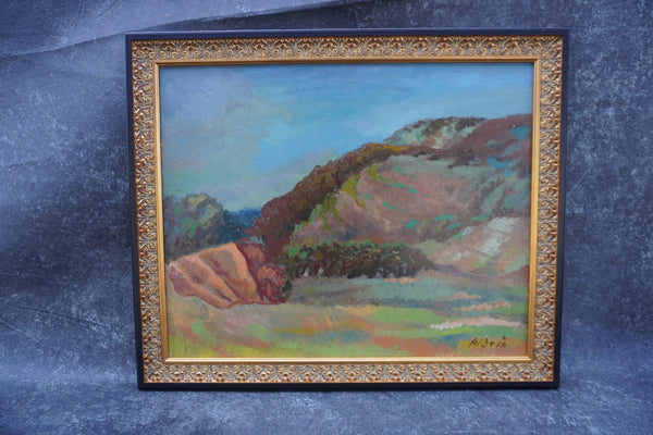 Anders Aldrin  - Hill and Valley 1943 Oil on Board P3296