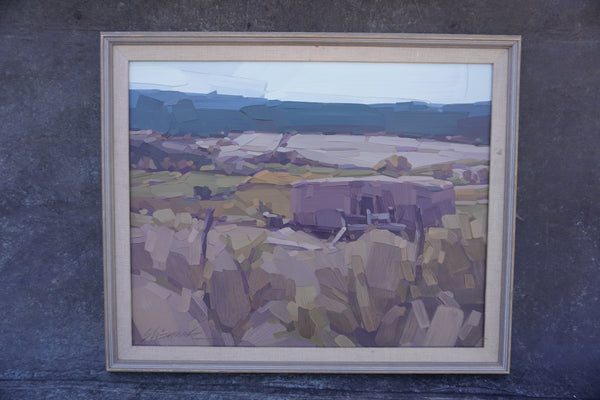 Mick Shimonek - Castle of Clay 1982 -Oil on Canvas P3318