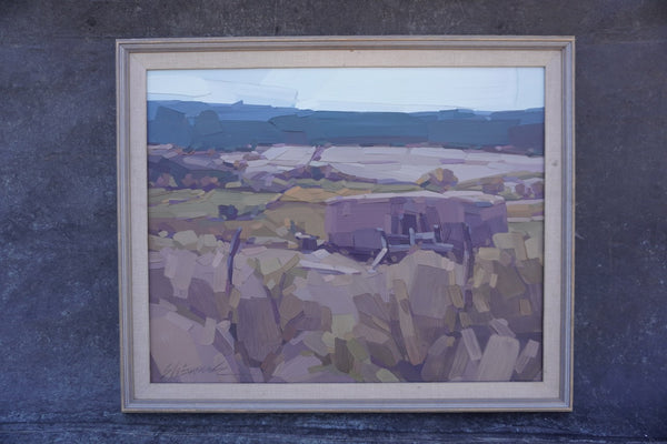 Mick Shimonek - Castle of Clay 1982 -Oil on Canvas P3318