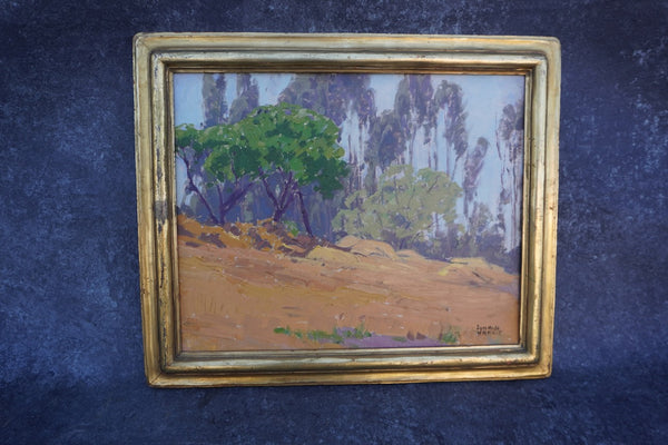 Sam Hyde Harris - Pasadena Hillside - Oil on Canvas early 1920s P3323