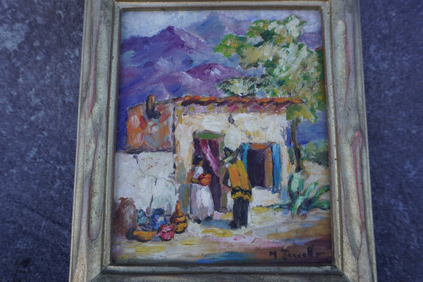 Melisse Jewell - Old Mexico - Oil on Board P3332