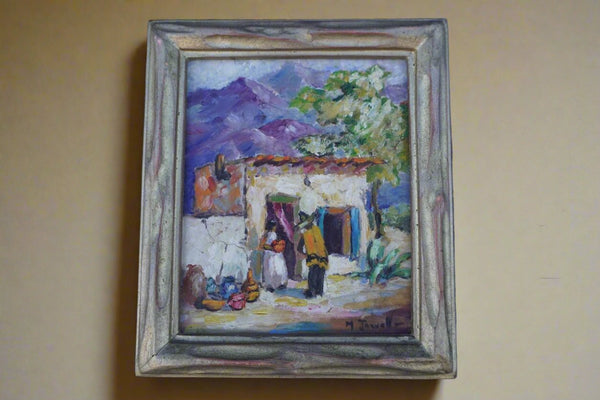 Melisse Jewell - Old Mexico - Oil on Board P3332