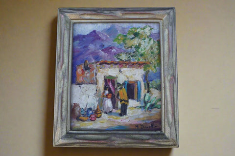 Melisse Jewell - Old Mexico - Oil on Board P3332