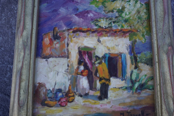 Melisse Jewell - Old Mexico - Oil on Board P3332