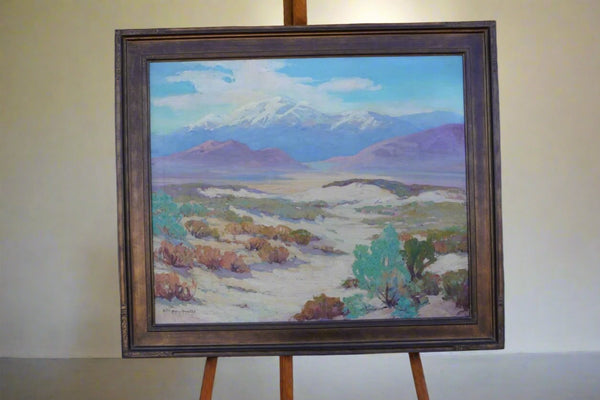 Helen Hughes Reynolds (1874-1963) - Desert Landscape - Oil on Canvas P3334