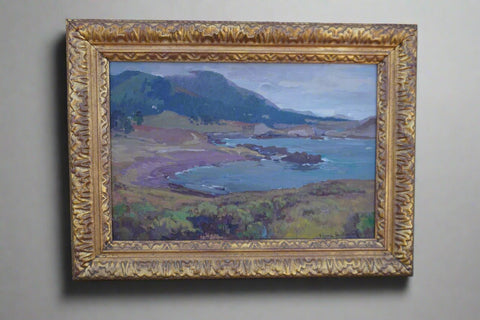 Franz Bischoff "California Lake" Painting with frame P3358