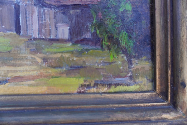 Paul Sample, Framed Oil Painting, Barn House P3360