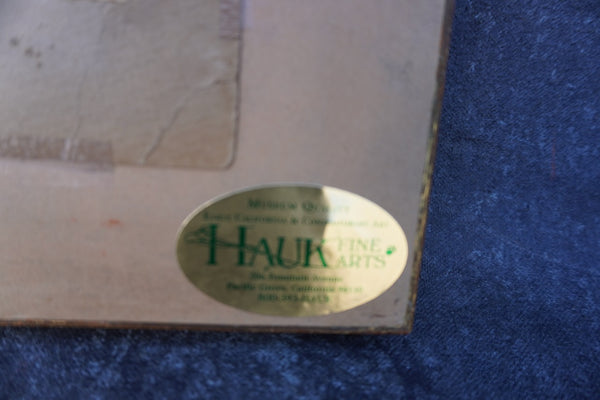 Jemez Indian Pueblo House, Elbridge Ayer Burbank, Framed Oil on Board P3366