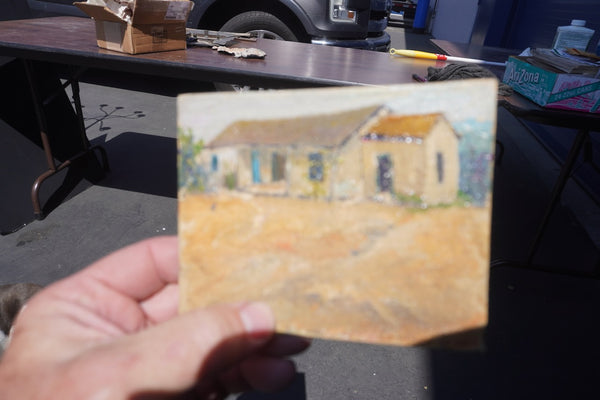 Constance Peters - Casa De Lugo  - Oil on Board P3380