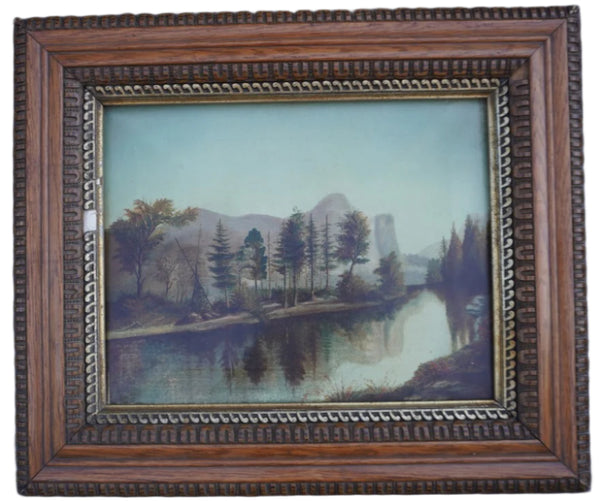 Late 19th Century California Naif Landscape  P3385