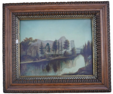 Late 19th Century California Naif Landscape  P3385