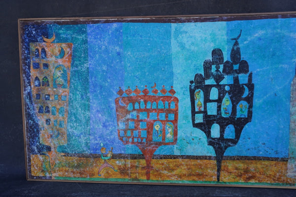 Zev Daniel Harris (1914-1987) - Serenade - Oil on Canvas P3391